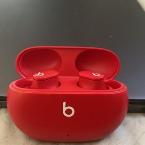 Studio Beats Buds- Beats by Dre - Color: Red